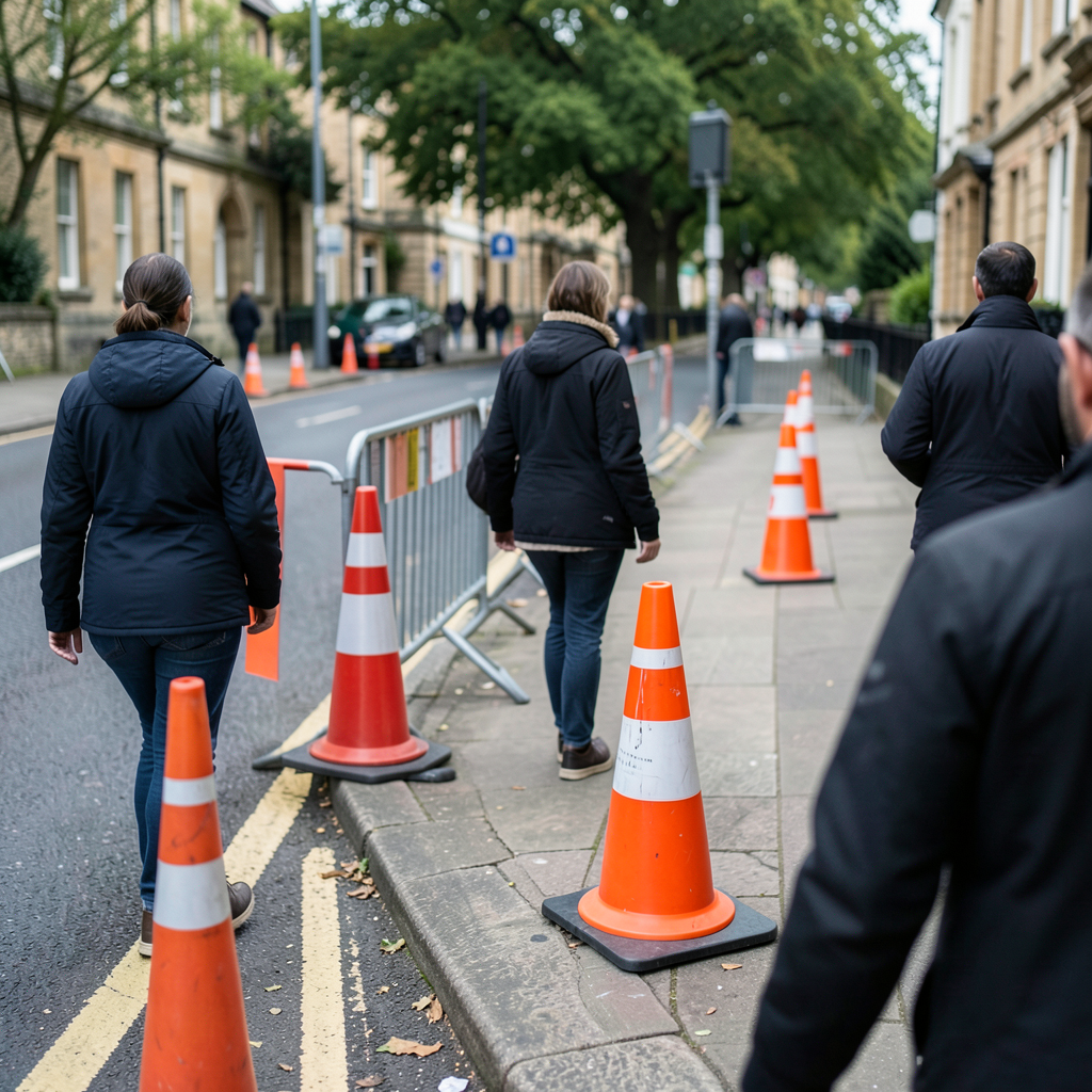 24/7 Old Marston road closure for electrical work with marshals